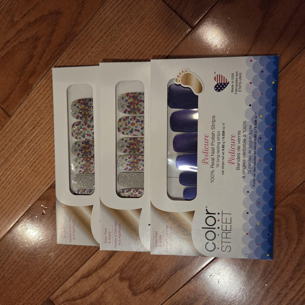 Color Street Silver and Purple Phone Case
